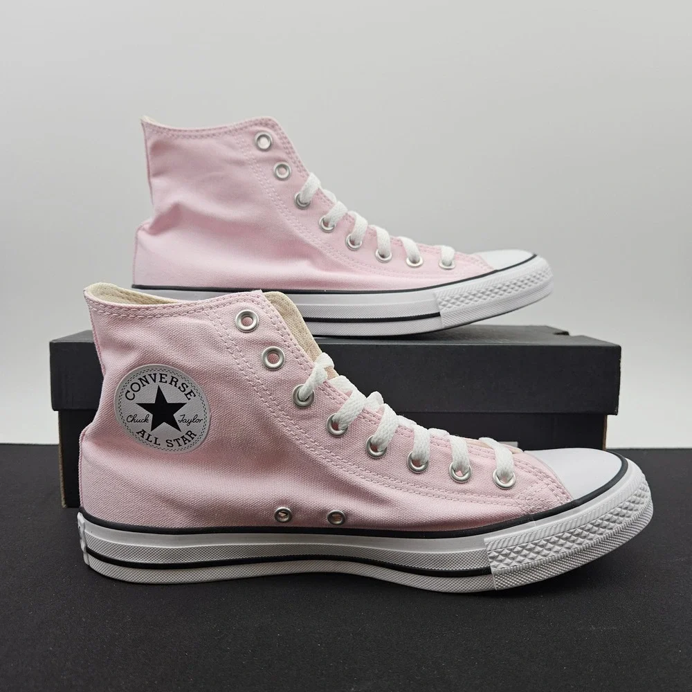 Converse Chuck Taylor All Star Hi Pink Foam Mens 9 Womens 11 A08580F New - Picture 2 of 7